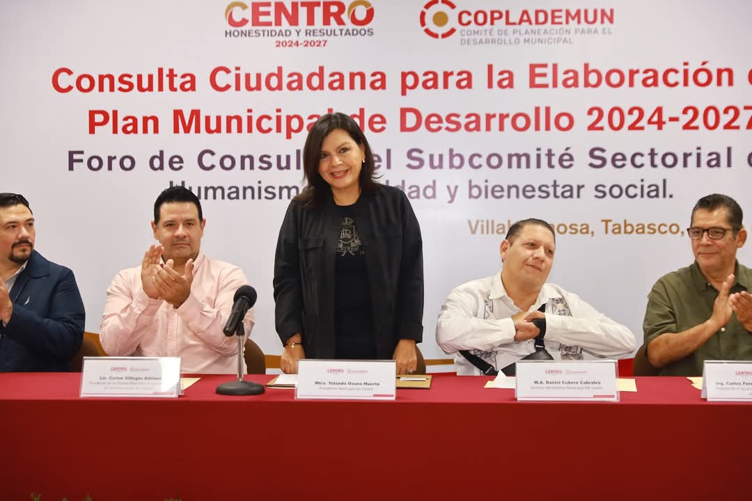 Plan Municipal de Desarrollo será hoja de ruta para el bienestar de todos, afirma Yolanda Osuna