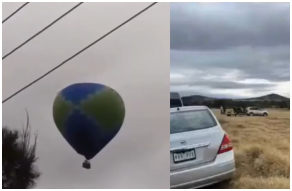 Cae globo aerostático en Edomex; dos turistas extranjeros heridos