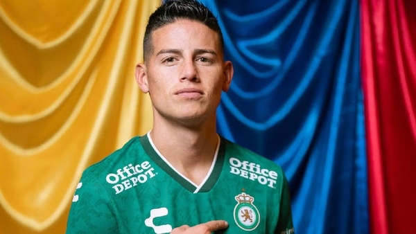 León anuncia el fichaje de James Rodríguez para el Clausura 2025