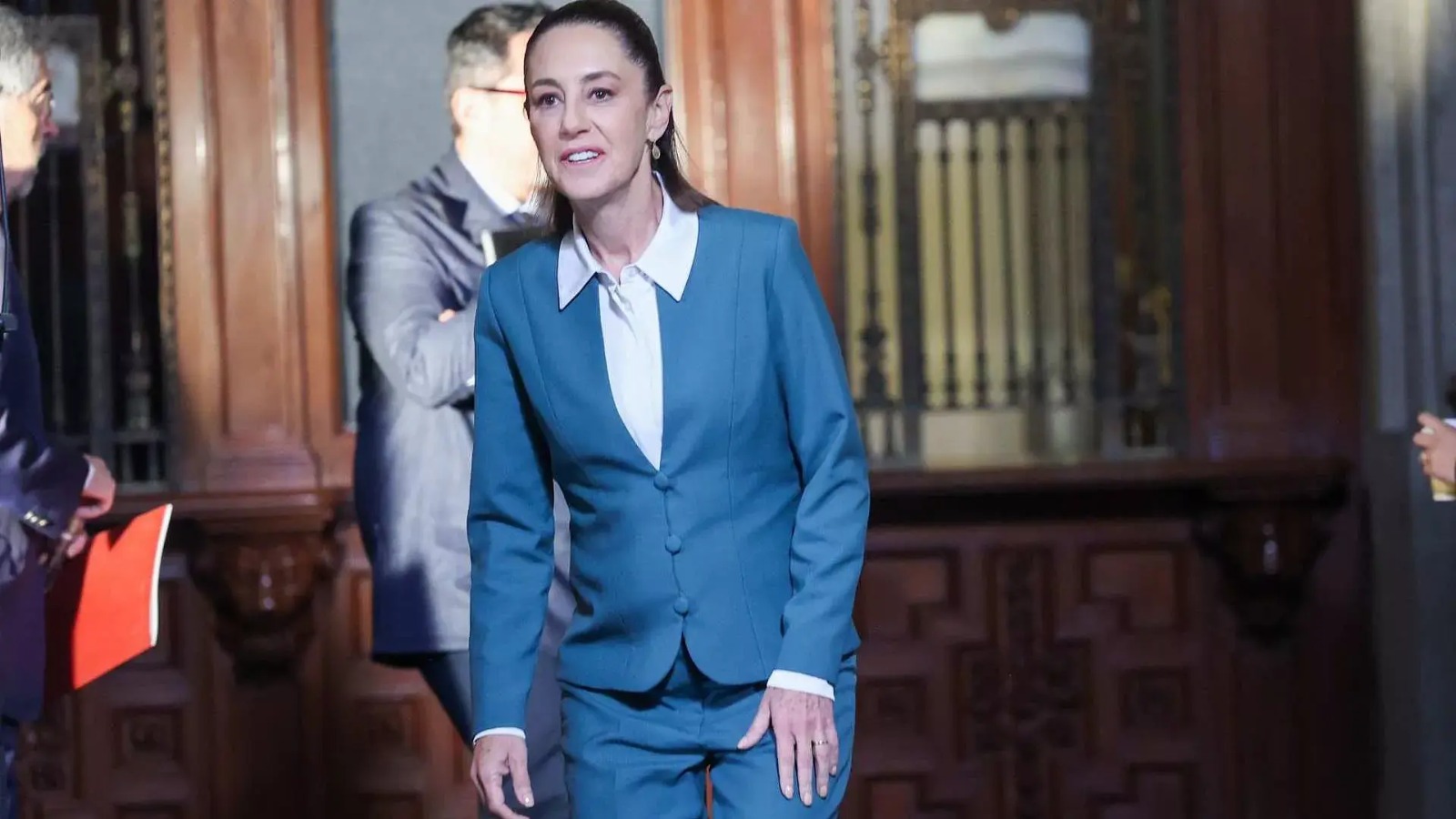 Sheinbaum se reúne con su Gabinete tras anuncios de Trump