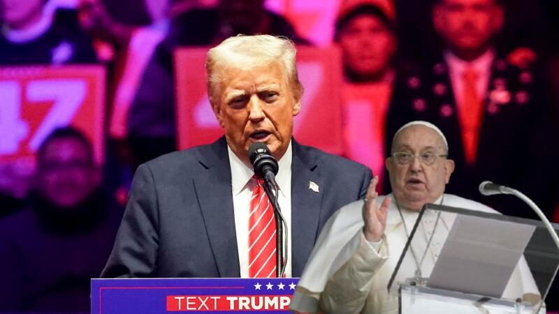 El Papa califica de “desgracia” los planes de Trump de deportación masiva de inmigrantes