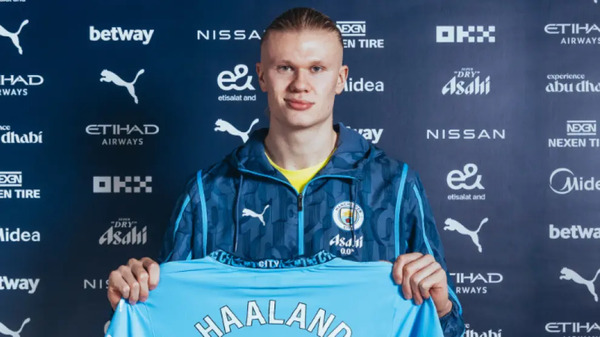 Erling Haaland renueva con el Manchester City hasta el 2034