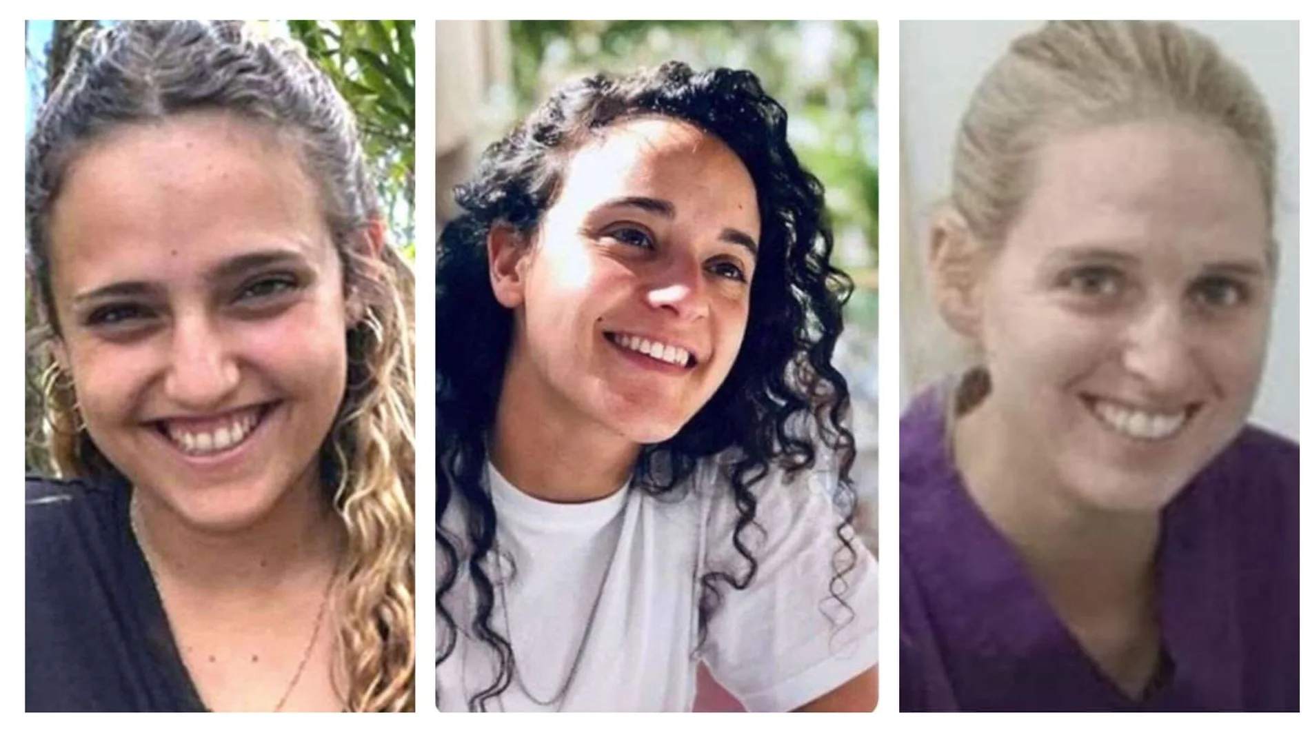 Romi, Doron y Emily: las primeras rehenes que serán liberadas por Hamás