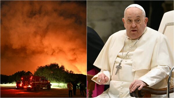 El papa expresa su tristeza por las víctimas y destrucción de los incendios en Los Ángeles