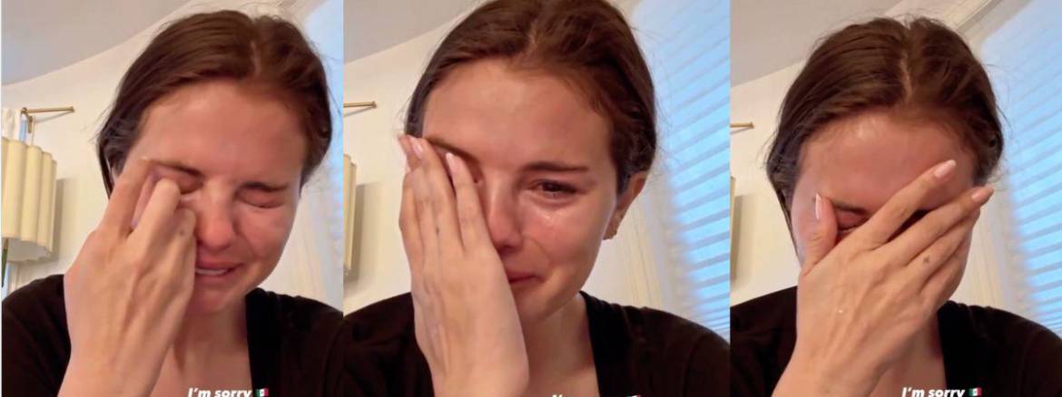 Selena Gómez rompe en llanto por deportación masiva de mexicanos