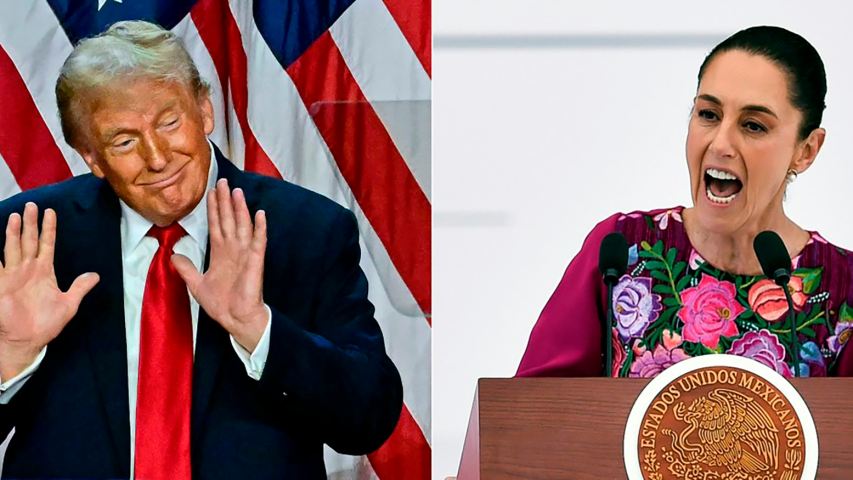 Donald Trump elogia a Sheinbaum y copiará su campaña antidrogas