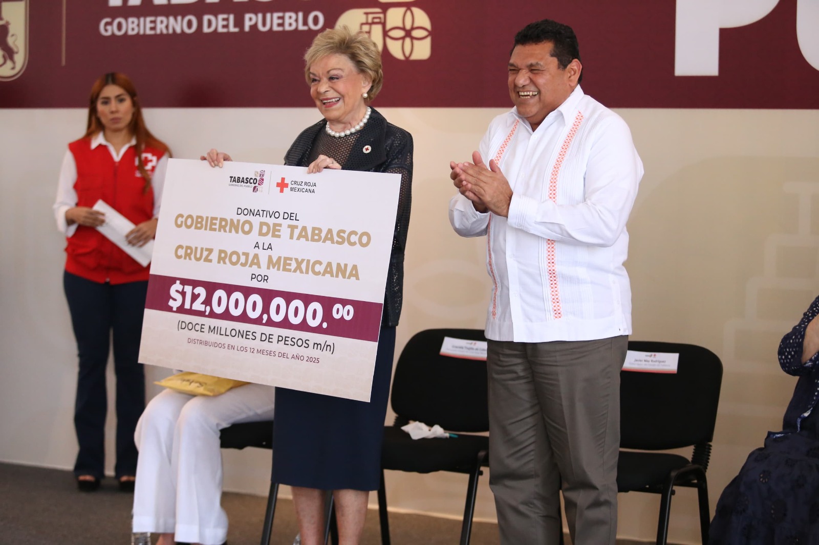 Convoca Javier May a las y los tabasqueños a solidarizarse con la Cruz Roja, al ponerse en marcha la Colecta Nacional 2025