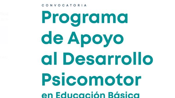 Emite Centro convocatoria: Programa de Apoyo al Desarrollo Psicomotor en Educación Básica
