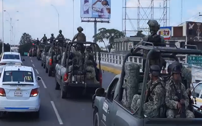 Llegan 300 militares a reforzar la seguridad en Tabasco