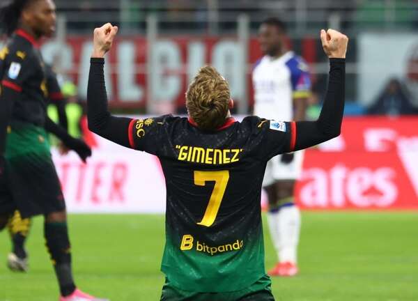 Jersey del Milan rompe récord y Santiago Gimenez lidera las ventas