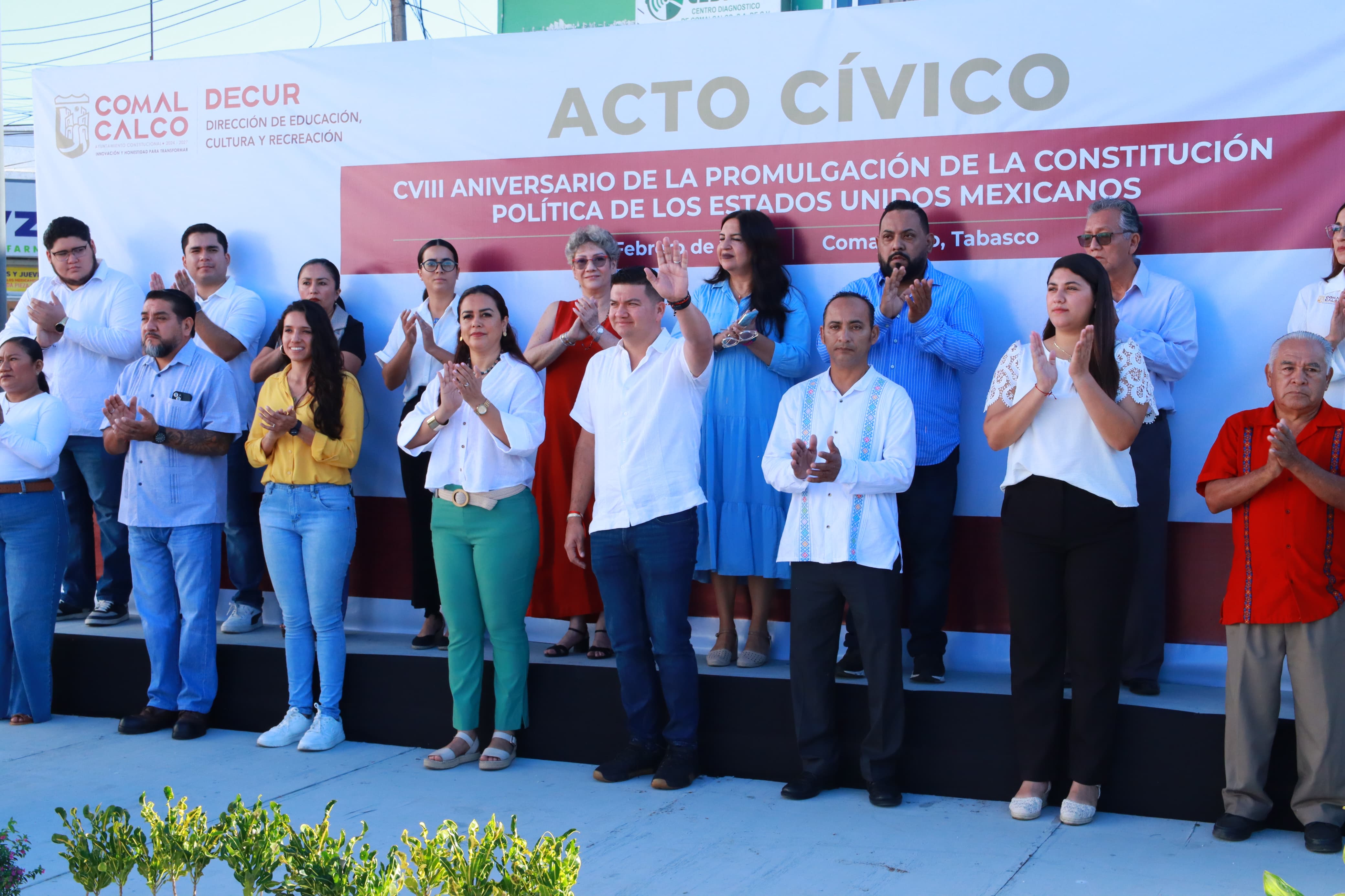 Encabeza Ovidio Peralta conmemoración del 108 aniversario de la Constitución