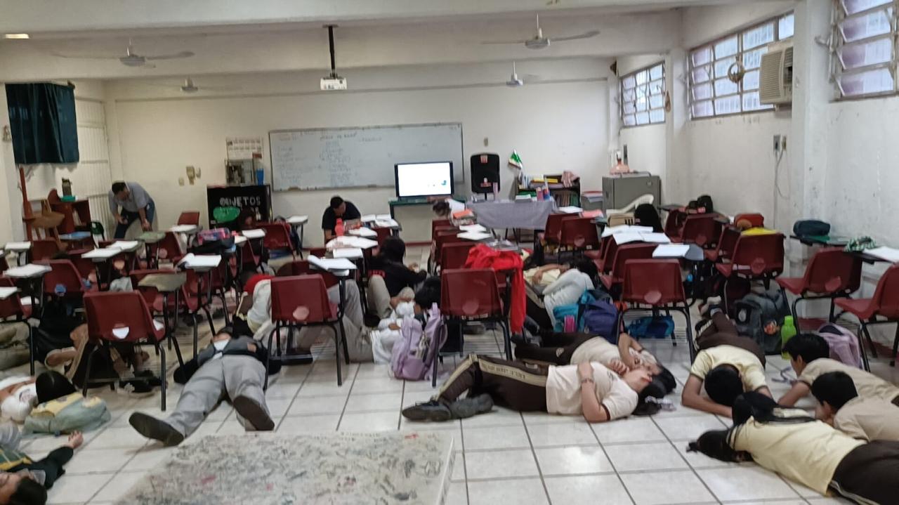 Aplican escuelas protocolos de protección por inseguridad