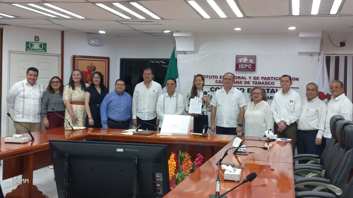 Recibe IEPC Tabasco listado de candidatos a un cargo de elección judicial un total de 285