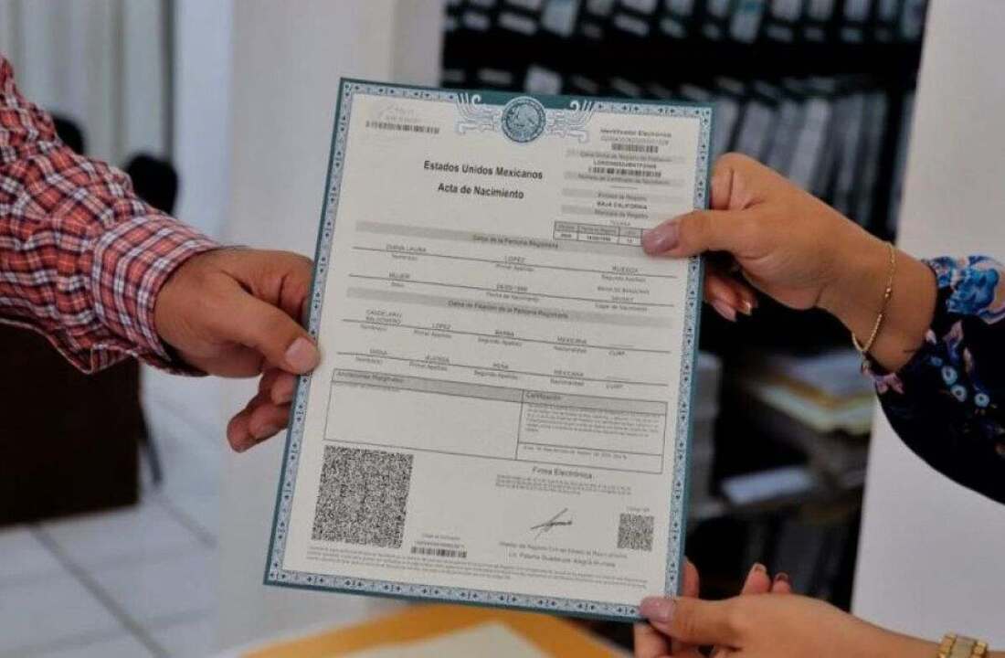 Personas que no podrán sacar su acta de nacimiento en línea este 2025
