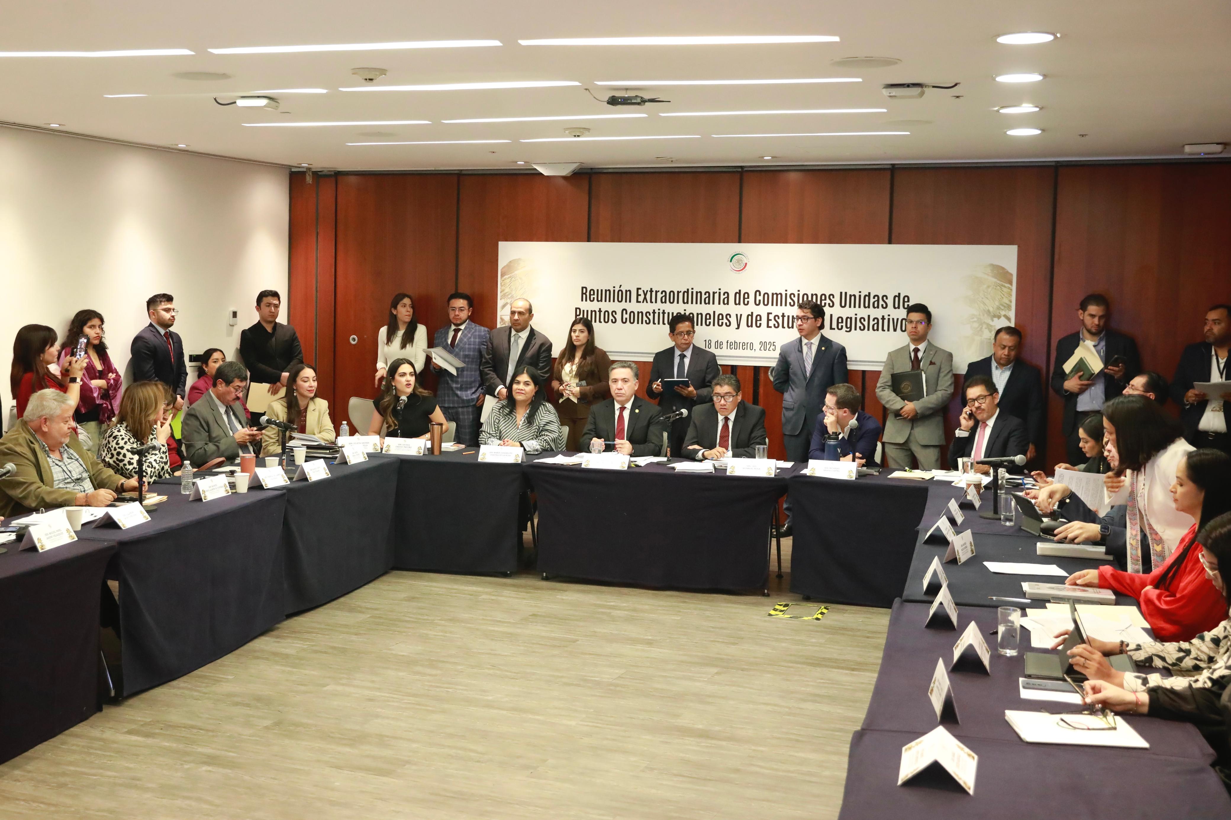 Aprueba Senado en comisiones reformas contra nepotismo y la reelección