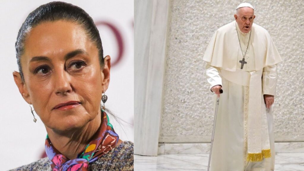 Desea Sheinbaum pronta recuperación del papa Francisco