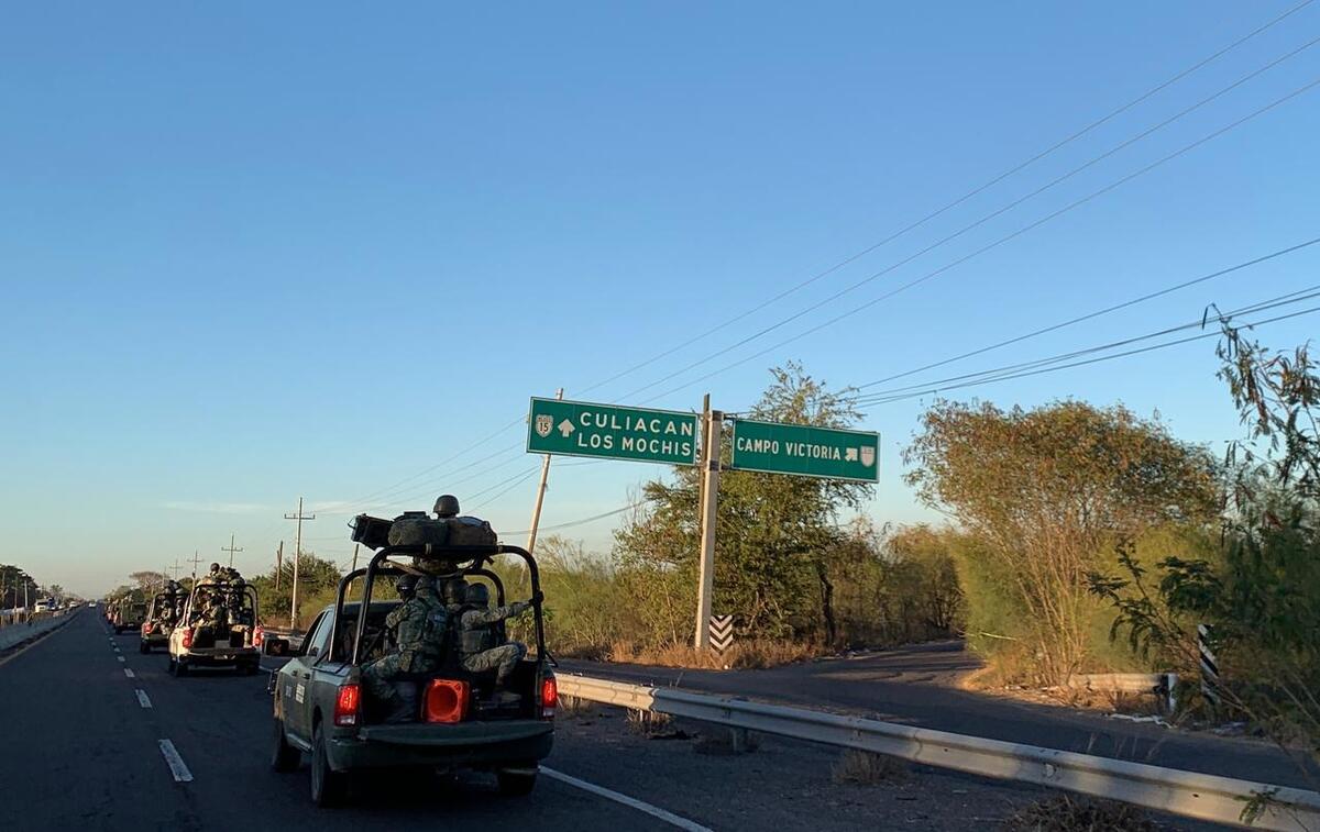 Refuerzan seguridad en Culiacán con la llegada de 300 militares