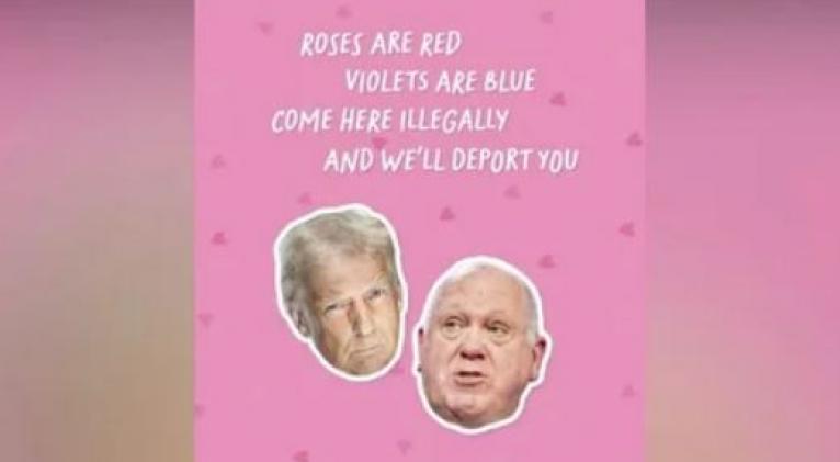 Donald Trump lanza mensaje del Día de San Valentín a migrantes