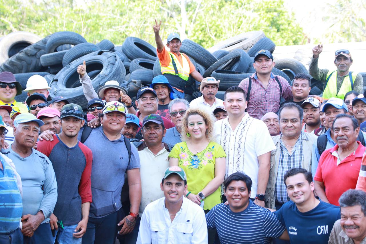 Da Comalcalco disposición final a llantas