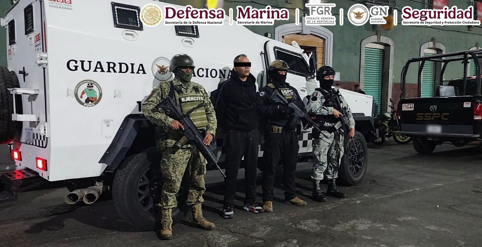 En la ciudad de México, se detuvo al líder de una célula delictiva responsable del reclutamiento de personas en campos de adiestramiento