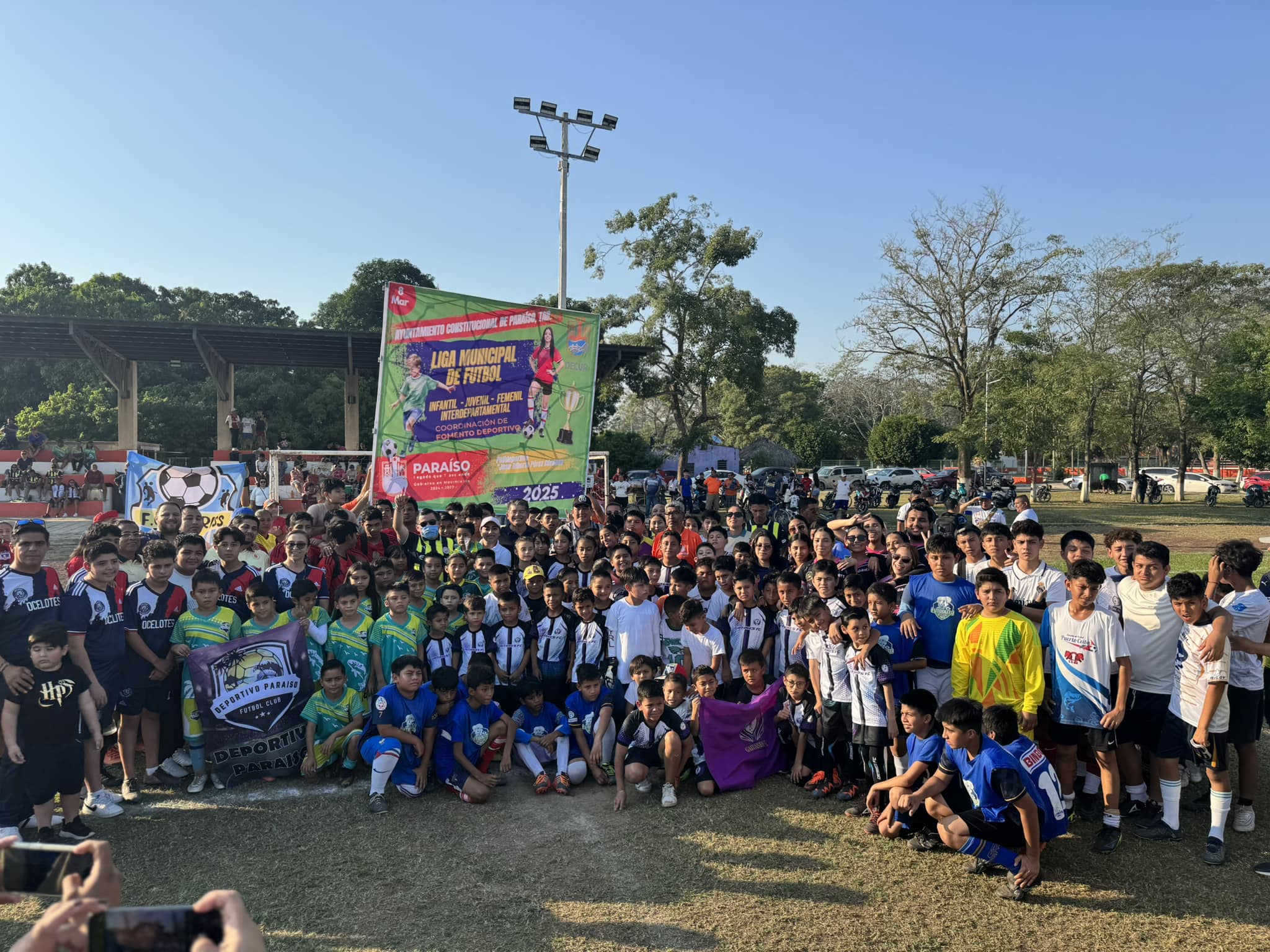 ¡Paraíso se llena de energía deportiva! Inauguración de ligas municipales enciende la pasión