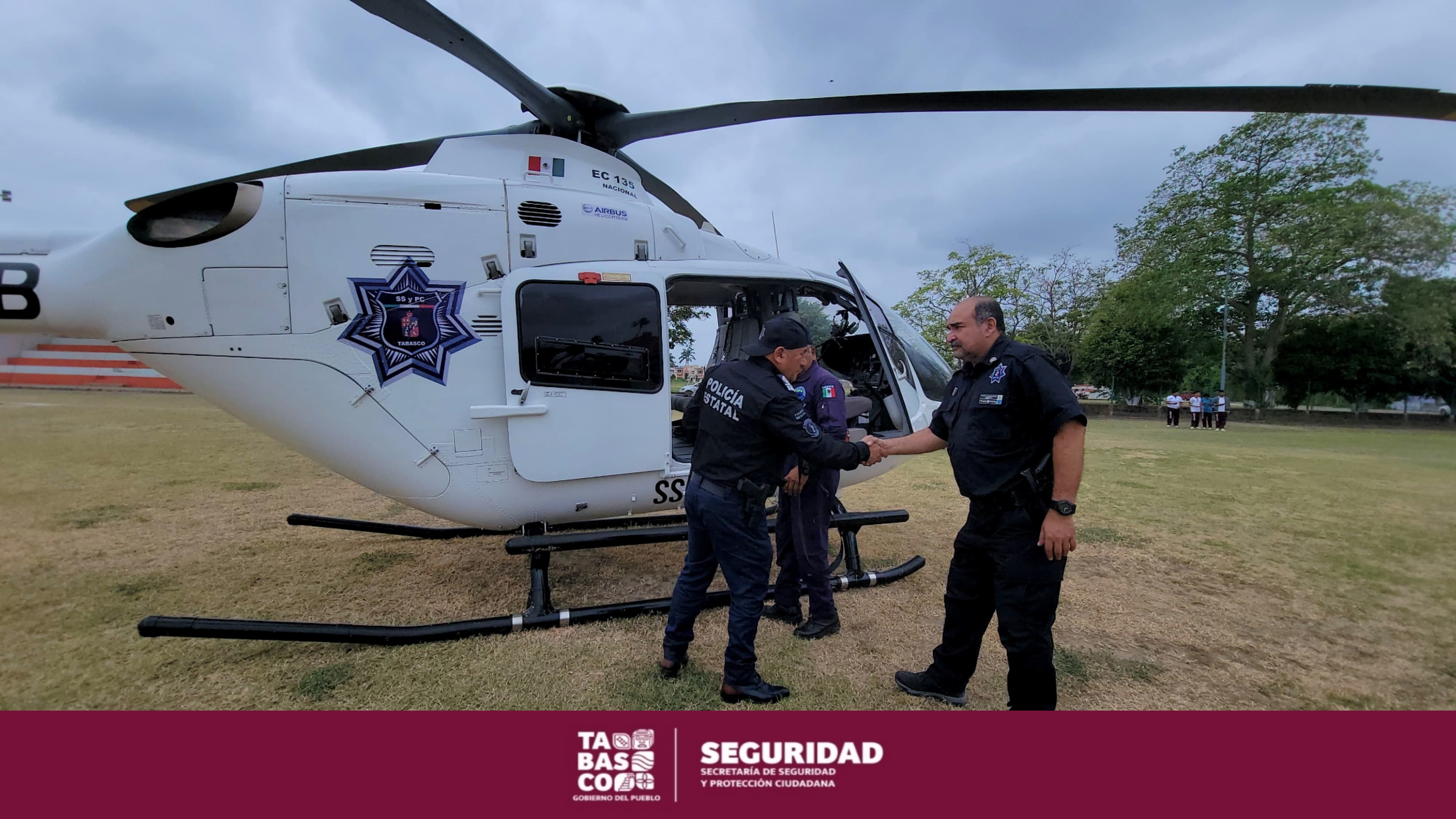 Realiza SSPC sobrevuelo en Comalcalco y Paraíso