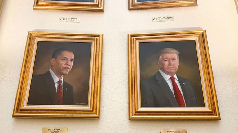 Retiran retrato de Donald Trump en el Capitolio de Colorado tras sus quejas
