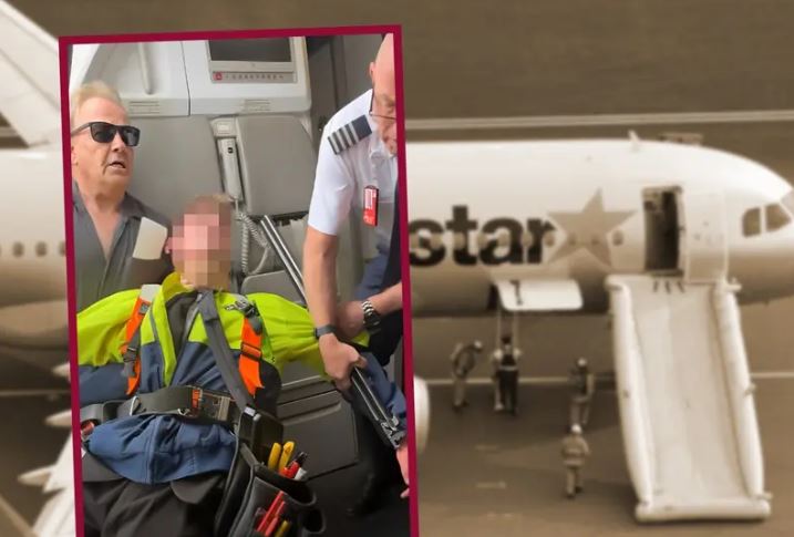 Pasajeros neutralizaron a joven armado que intentó abordar un avión en Australia