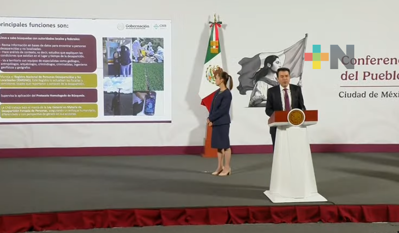 Fortalecen la Comisión Nacional de Búsqueda; anuncian más tecnología y coordinación