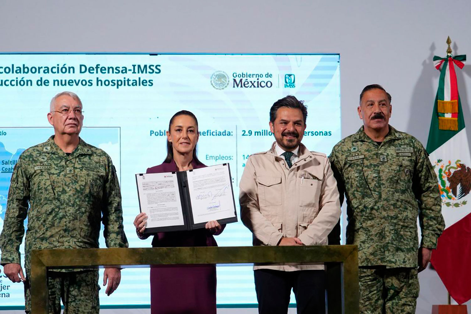 Ingenieros militares construirán siete hospitales del IMSS