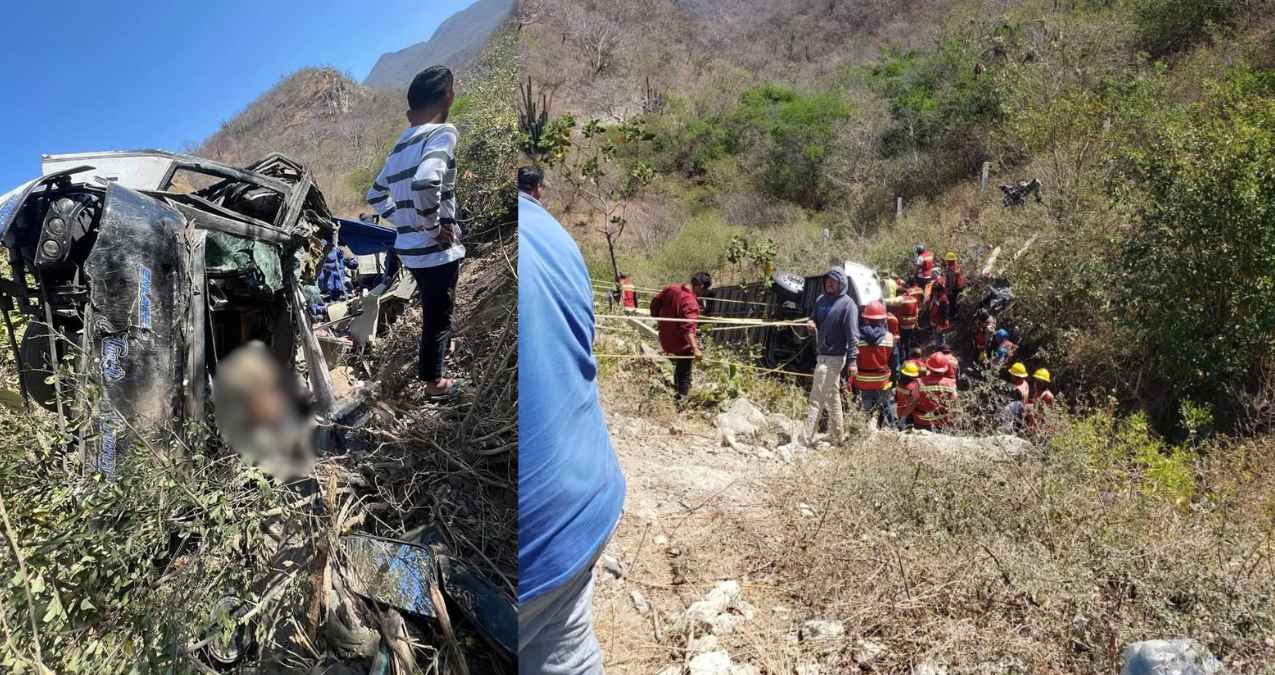 Volcadura de autobús en Oaxaca deja al menos 11 muertos y 30 heridos