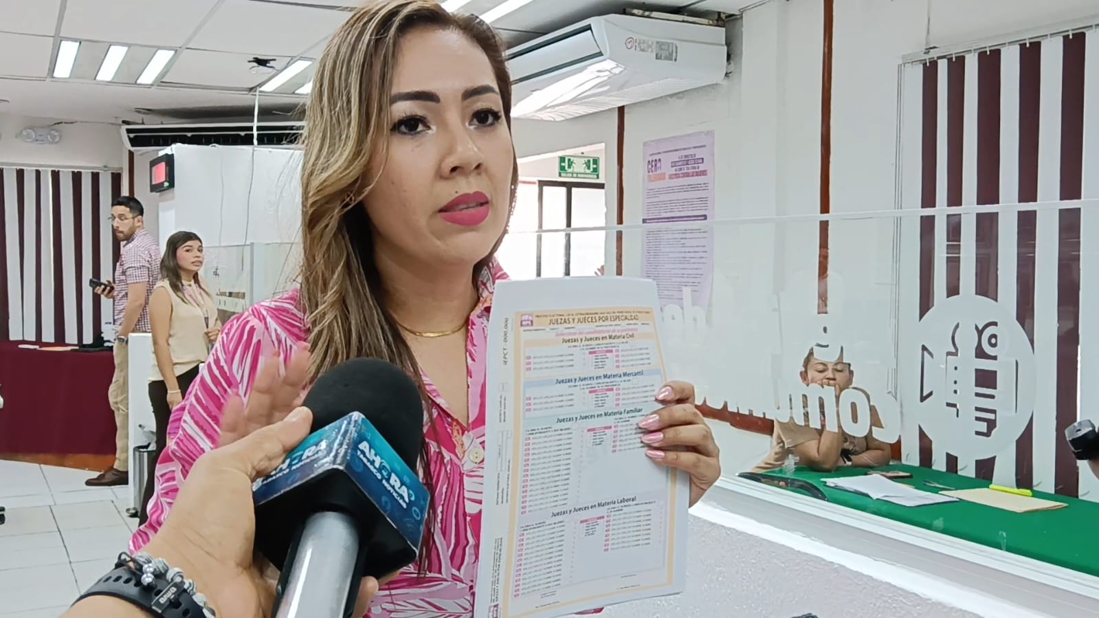 IEPC Tabasco presenta boletas electorales para el proceso electoral judicial local