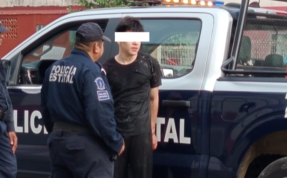 La FIRT Olmeca detuvo en flagrancia a presunto agresor de un joven en Villa el Cielo