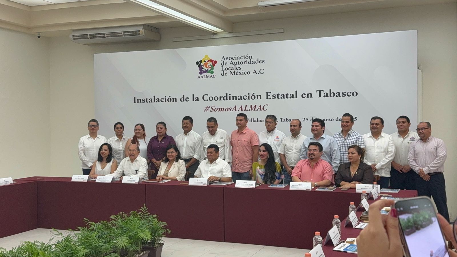 Rinde protesta la AALMAC en Tabasco