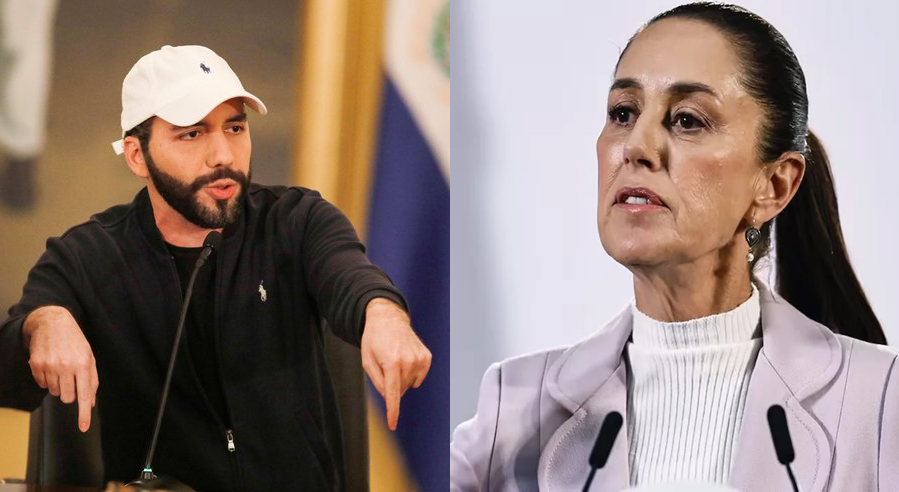 Claudia Sheinbaum pide respeto a Bukele tras críticas a la inseguridad en México