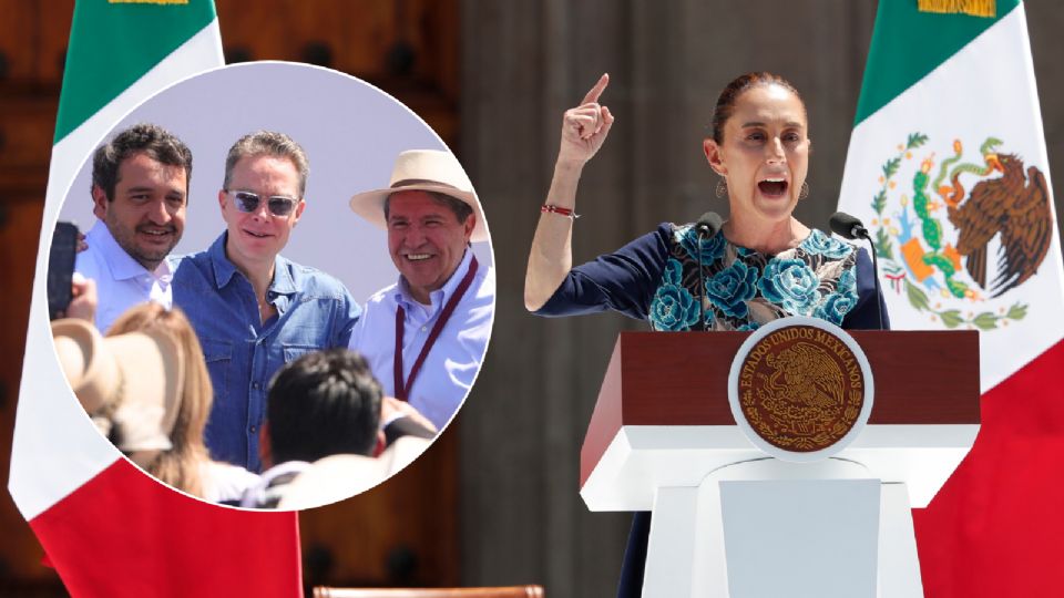 Sheinbaum minimizó la polémica con dirigentes morenistas en el Zócalo: «Estaban distraídos»