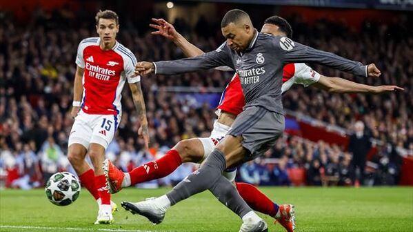 Arsenal derrota al Real Madrid en partido de ida de los Cuartos de Final de la Champions