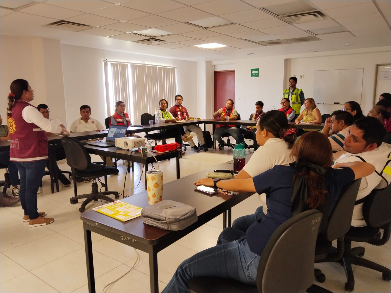 Tabasco se alista para participar en Simulacro Nacional 2025; IPCET refuerza capacitación en Brigadas Internas de Protección Civil