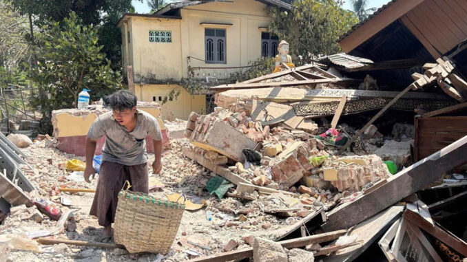 Muertes por el terremoto en Myanmar suben a tres mil 471