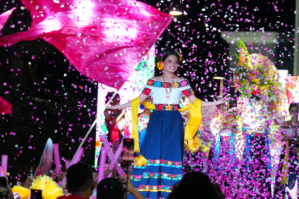 Viven representantes a la Feria Tabasco 2025 una noche mágica en Comalcalco