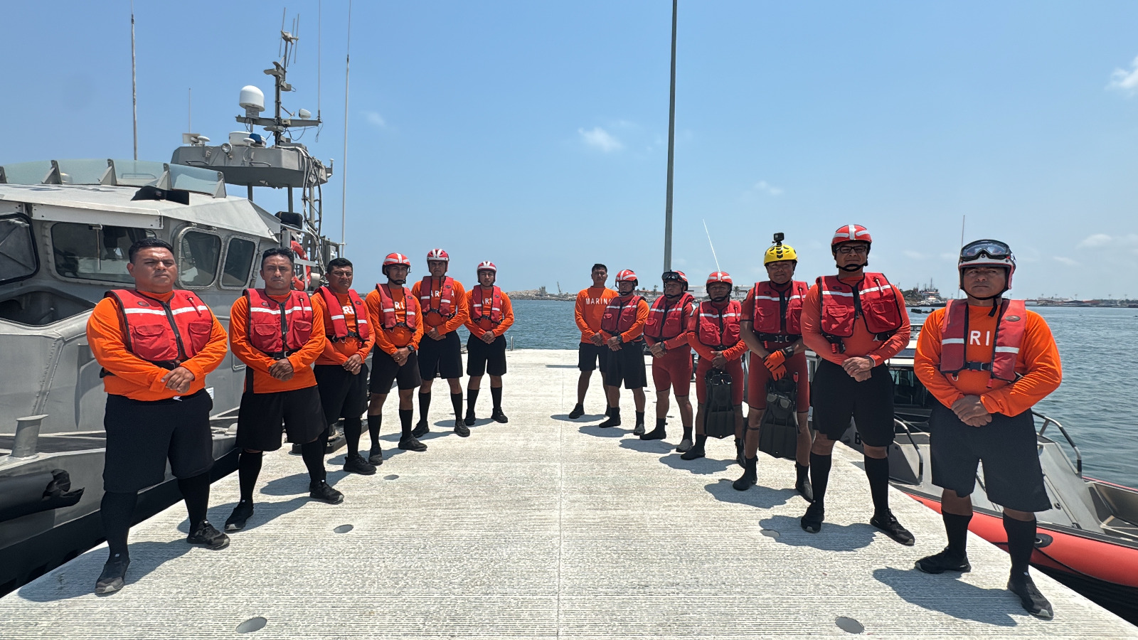 Personal naval realizó simulacro de Búsqueda y Rescate en la mar, en Tabasco