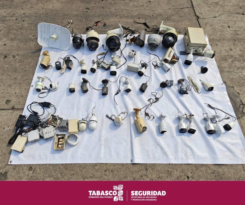 Desmantela FIRT Olmeca, red de videovigilancia utilizada por la delincuencia en el municipio de Centro