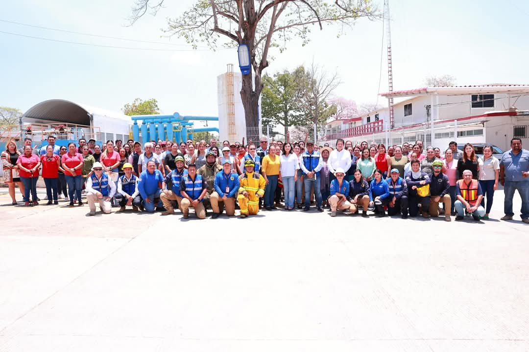 Participa Gobierno de Centro en Primer Simulacro Nacional 2025