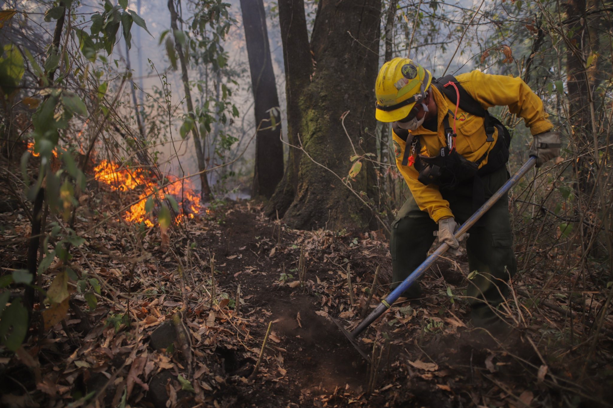 Controlan incendios del Complejo Tepoztlán en Morelos