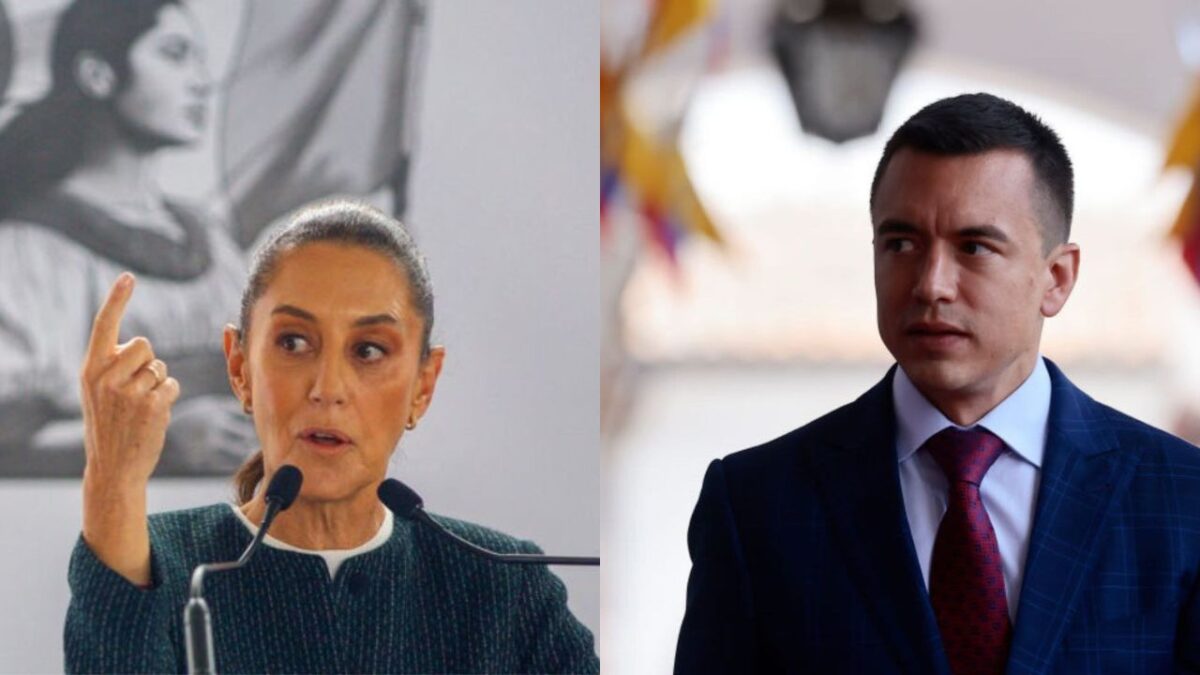 Claudia Sheinbaum se niega a reanudar relaciones con Ecuador