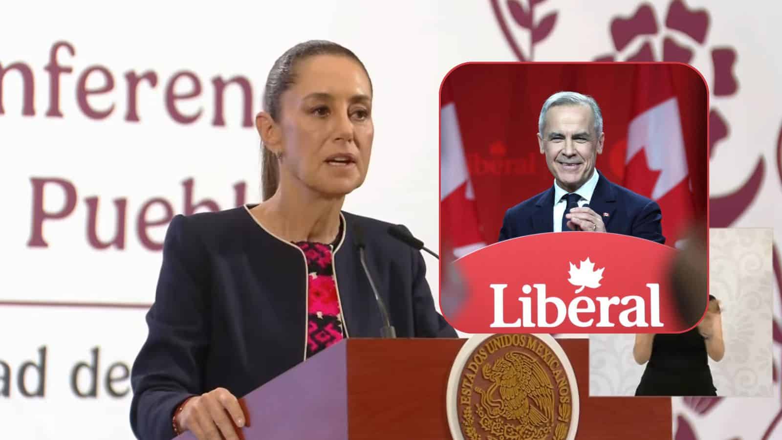 Felicita Sheinbaum a Primer Ministro de Canadá