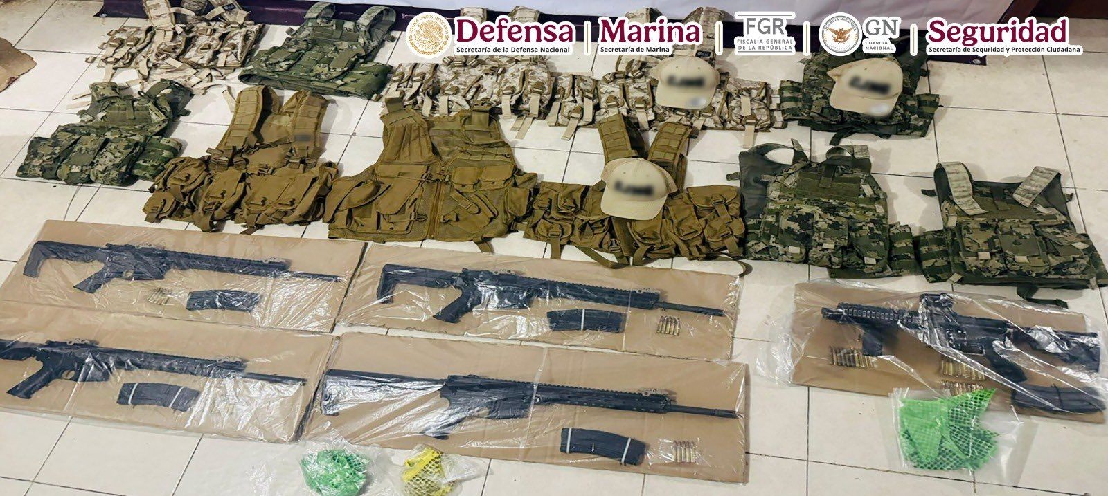 En diferentes acciones, autoridades federales detuvieron en Tabasco a 12 personas por delitos contra la salud y posesión de armas