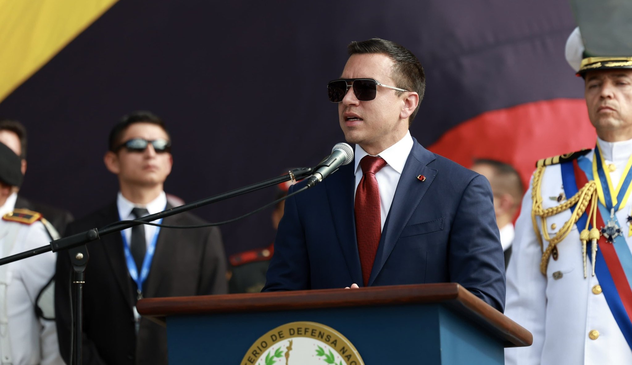 Daniel Noboa jura como presidente de Ecuador para el período 2025-2029