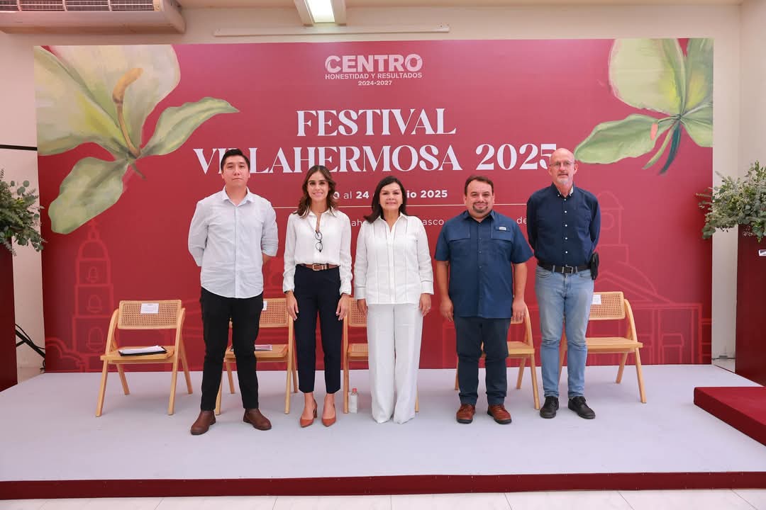 Invita Yolanda Osuna a disfrutar del 20 al 24 de junio el Festival Villahermosa 2025