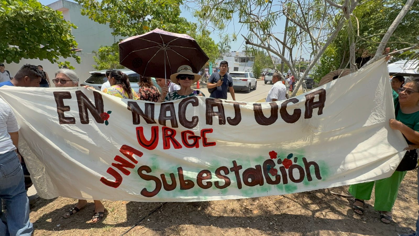 Habitantes de Nacajuca urgen entrega de terreno para subestación eléctrica de la CFE
